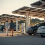 À Pont-les-Bains, l'Oustal couvre ses espaces extérieurs d'ombrières solaires, ce que ce projet change à Salles-la-Source